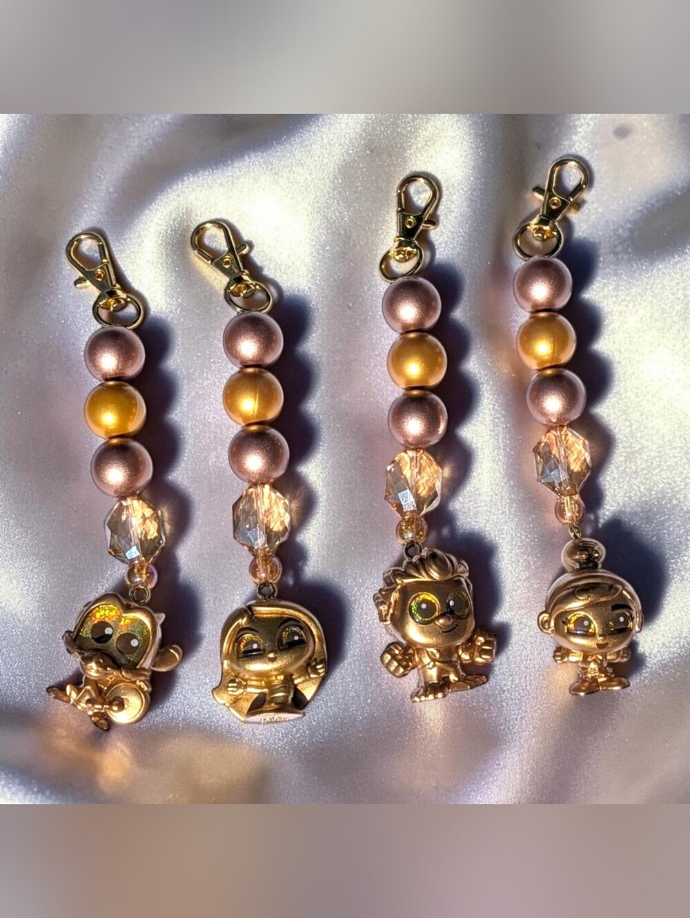 Handmade Gold Collection Bag Charms/ Keychains (Select One)
